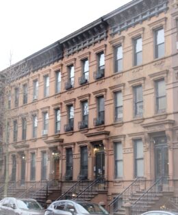 Photograph of 130 West 131st Street, via LPC proposal